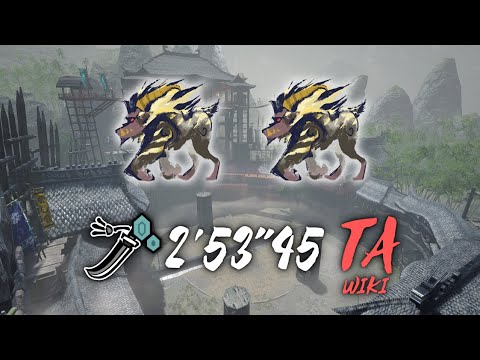 MHR:Sunbreak PC - Double Furious Rajang Long Sword/太刀 Solo 2'53''45 TA Wiki Rules