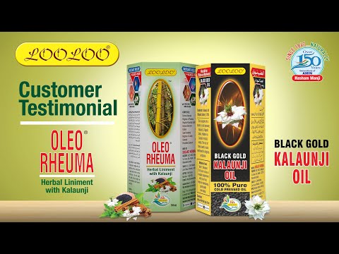 100ml LooLoo Black Gold Kalonji Massage Oil