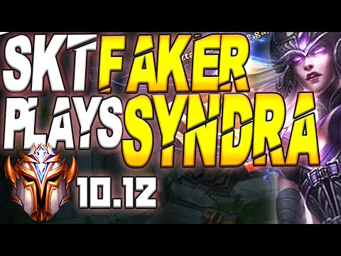 SKT Faker Plays Syndra vs Fizz Mid Lane - 10.12