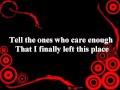 Staind - Something to remind you lyrics