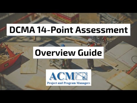 DCMA 14-Point Assessment Overview