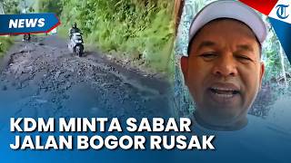 Gubernur Jabar Respons Keluhan Jalan Rusak di Nanggung Bogor: Sudah Masuk APBD 2026