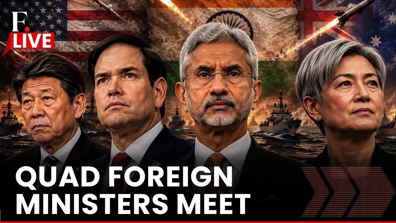 LIVE: Jaishankar Hosts Rubio, Penny Wong and Toshimitsu Motegi for Qaud Meet | Delhi