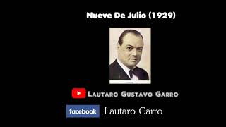 Francisco Canaro Nueve de julio (1929)