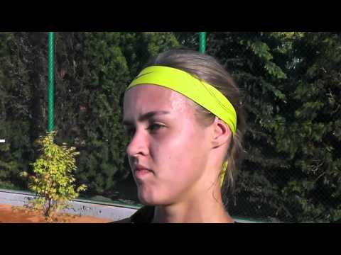 EMPIRE Slovak Open 2014: SF, Rozhovor s Karolínou po postupe do finále dvojhry