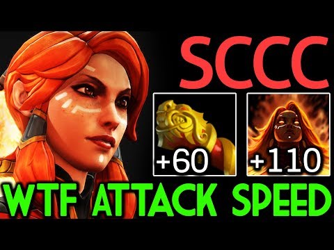 SCCC Dota 2 [Lina] WTF Carry with Crazy Attack Speed