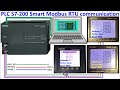 Energy Power Meters Connect With PLC S7 200 Smart Over Modbus RTU Communication Via RS 485 Port