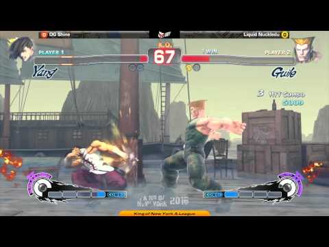 USF4 @ TKONY 2016 A League - OG Shine vs Liquid NuckleDu [720p/60fps]