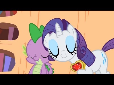 Rarity - Spike gave me this beautiful fire ruby, one of the kindest acts I've ever experienced.