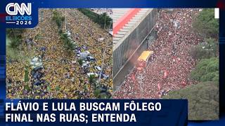 Vídeo: Flávio e Lula buscam fôlego final do 2º turno nas ruas; veja análise | CNN PRIME TIME