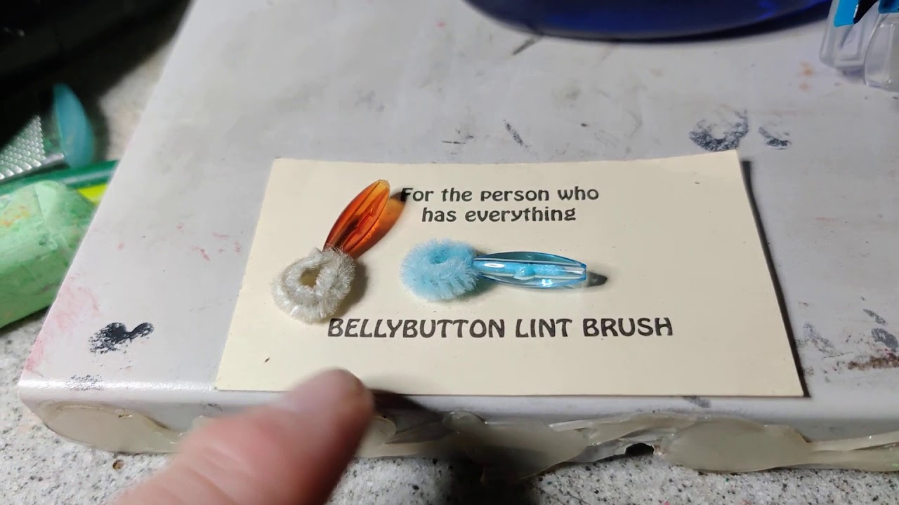 Custom Belly Button Lint Brush