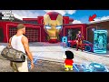 Franklin Shinchan Found IRON MAN S Secret Mega House GTA 5 Telugu Dhanu Dino