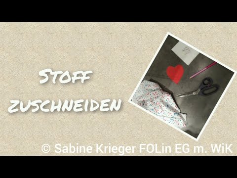 Stoffe zuschneiden