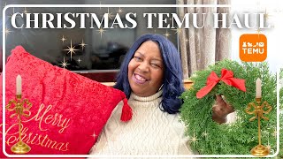 HUGE TEMU CHRISTMAS HAUL 🎄 What I Got vs What I Ordered! Festive Decor & Cosy Finds