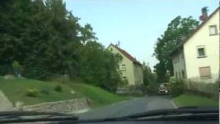 preview picture of video 'Bavaria Oberfranken Ludwag - Zeckendorf by car part 3 HD'