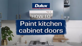 How to paint cabinet doors | Dulux Renovation Range