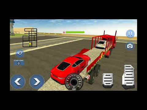 Airplane Pilot Car Transporter Simulator 2017 #1- Gameplay Android FHD