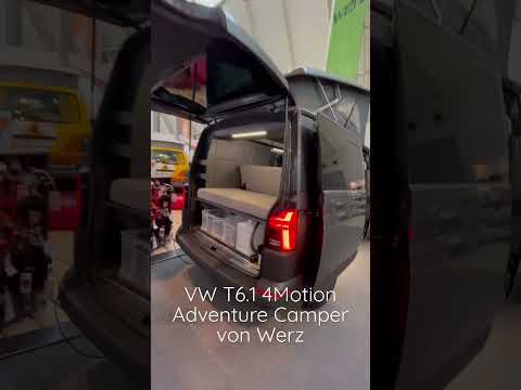 WERZ VW T6.1 4Motion Adventure Camper. Allrad Van mit Aufstelldach. CMT Stuttgart 2023 #campervan