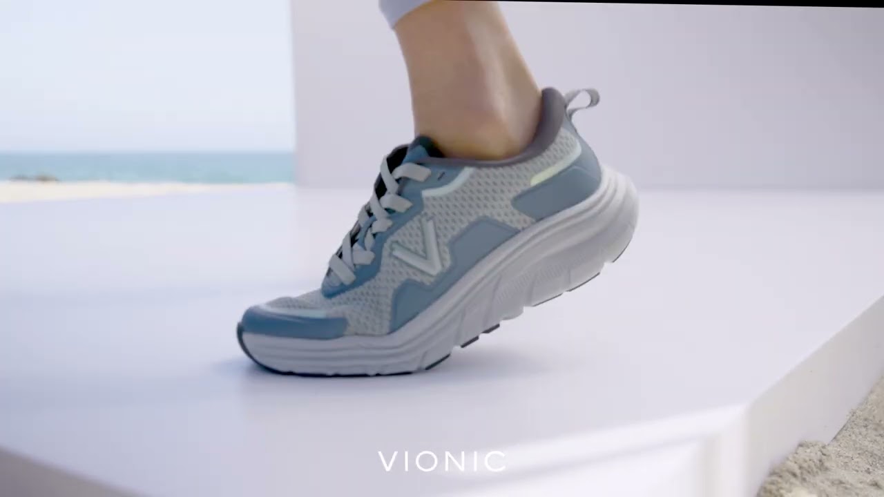 Watch Vionic Walk Max Skyline - Women's Comfort Walking Shoe video