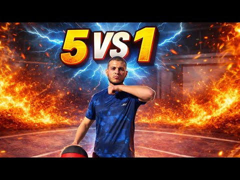 5vs1 against the kids 😂🔥