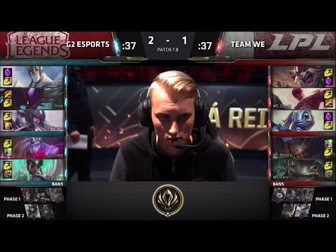 [MSI 2017] Team WE vs G2 eSports Game 4 | Semi Finals | Playoffs | LPL vs EU LCS