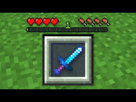 On doit finir Minecraft avec UNE CASE d'inventaire..