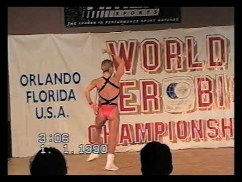 Ana Manso (Spain) - 1996 ANAC World Aerobic Championship
