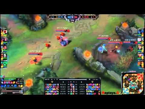 Trận thắng ngược của Faker khi cầm lissandra mid đối đầu leblanc.