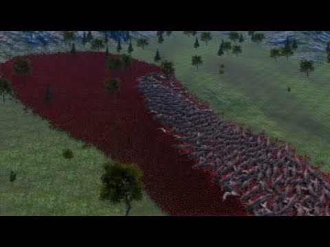 500 T-REX's vs 50000 Santas Ultimate Epic Battle Simulator