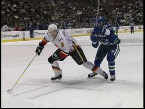 Phaneuf hit on Burrows