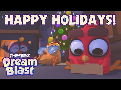Happy Holidays from the birds of Angry Birds Dream Blast!