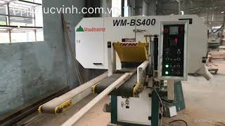 Máy cưa lạng mỏng tự động Woodmaster WM-BS400