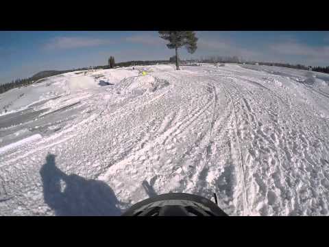 GoPro Lap of Älvbyn, Sweden with Dylan Hall - FIM Snowcross World Championship 2015