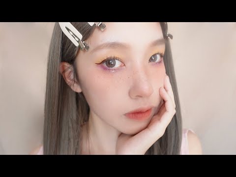 ASMR廣東話 沉浸式化妝 浪漫雀斑妝 Fake Freckles Makeup