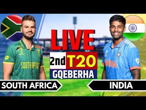 India vs South Africa 2nd T20 Live | India vs South Africa Live | IND vs SA Live Score #livestream