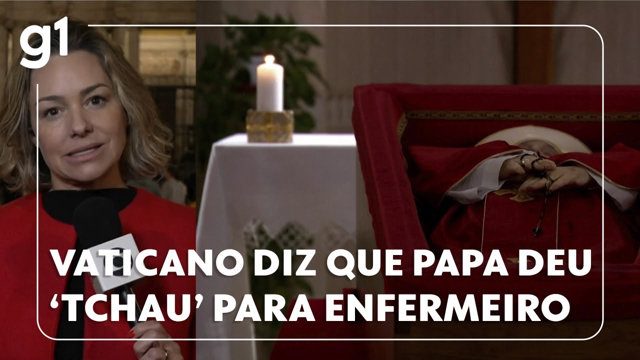 Vaticano diz que Papa Francisco fez gesto de 'tchau' para enfermeiro pessoal