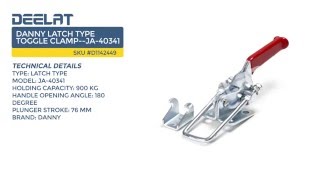 Danny Latch Type Toggle Clamp--JA-40341