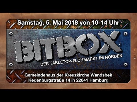 Teaser: BITBOX NORD am 5. Mai 2018 (Tabletop-Flohmarkt, TWS)