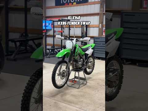 Easiest Upgrade for Your KLX140 #kawasaki #klx140 #kx85 #dirtbike #acerbis