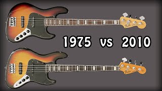 Video thumbnail for Fender Jazz Bass 1975 VS  2010 Fender Jazz Bass Deluxe by Obrad Lacarac