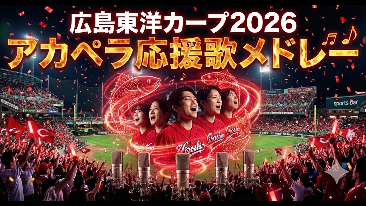 2026 広島東洋カープ アカペラ応援歌メドレー