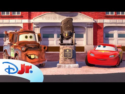 Time Travel Mater ⏱️  | Pixar Cars | Cars Toon - Mater’s Tall Tales | @disneyjr