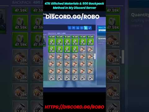 Save The World 47K Glitched Materials #fortnite #stw #savetheworld