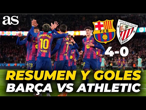Resumen y goles del FC BARCELONA 4-0 ATHLETIC: Regreso triunfal al CAMP NOU | Carrusel