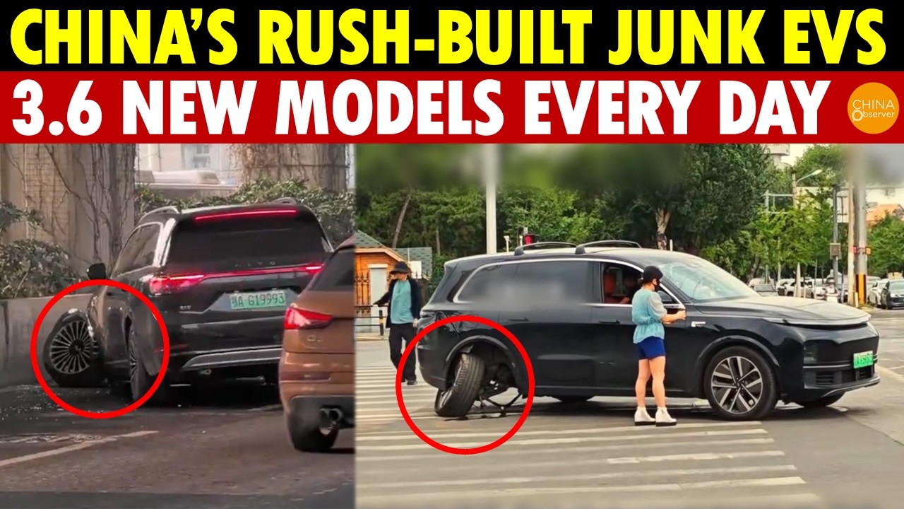 PURE TRASH! China’s Rush-Built EVs Shock The World: 3.6 New Models Every Day, Quality Nightmare