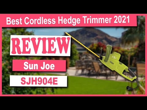 Sun Joe SJH904E Multi-Angle Electric Pole Hedge Trimmer Review - Best Cordless Hedge Trimmer 2021
