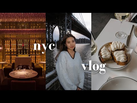 life in nyc vlog ???? champagne bar, cute cafes, ricotta toast, broadway show | week of fun & friends
