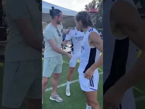 Gareth Bale reunited with Real Madrid in Los Angeles 🤝❤️