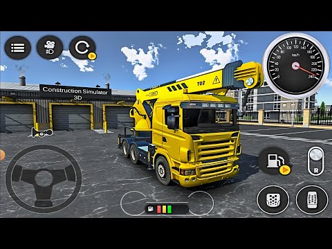 Real Construction Simulator 3D - House Builder Crane & Excavator Trucks In City : Android Gameplay