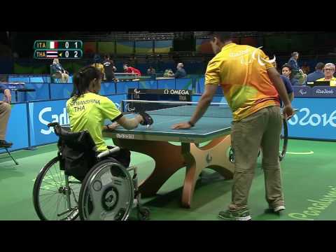 Table Tennis | ITA x THA | Women's Singles Class 1/2 | Rio 2016 Paralympic games